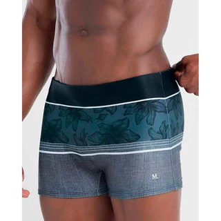 Sunga Masculina Boxer Estampada Praia Piscina Confortável Original Mash