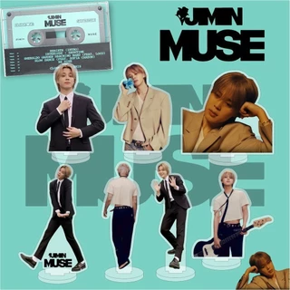 Kpop BTS Jimin Novo Álbum MUSE Acrílico Dupla Face Decoração De Mesa De Placa Permanente
