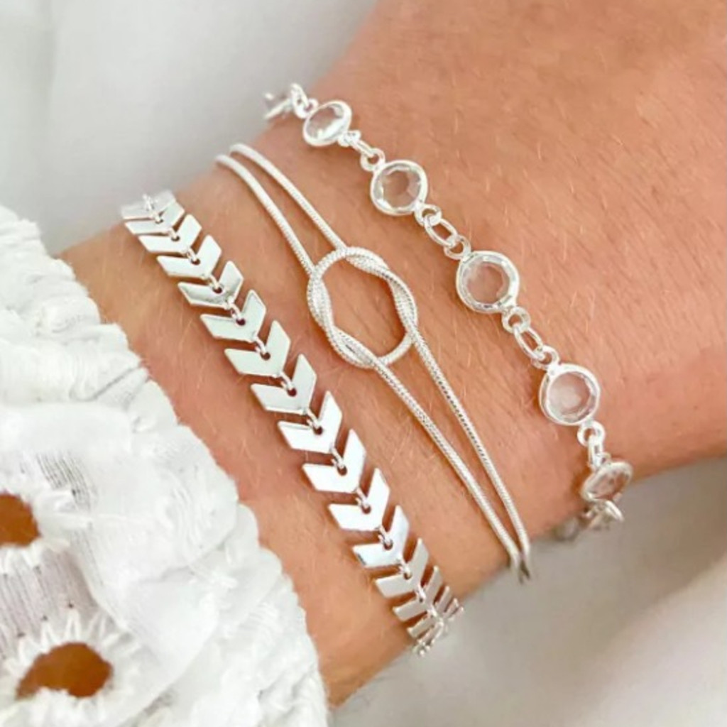 KIT 3 PULSEIRAS PROMOÇÃO | A PRATA 925