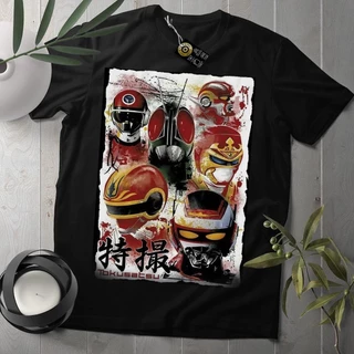 Camiseta Algodão Unissex Tokusatsu Metal Heroes Series Kyojuu Tokusou Juspion Jaspion