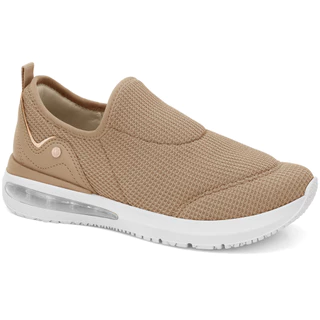 Tênis Lycra Caqui Comfortflex 2448302-2