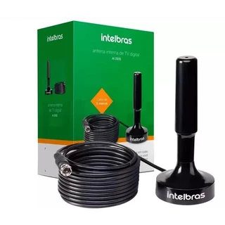 Antena De Tv Digital Interna Ai2031 Intelbras Cabo 5 Metros HDTV 4K A AI 2031