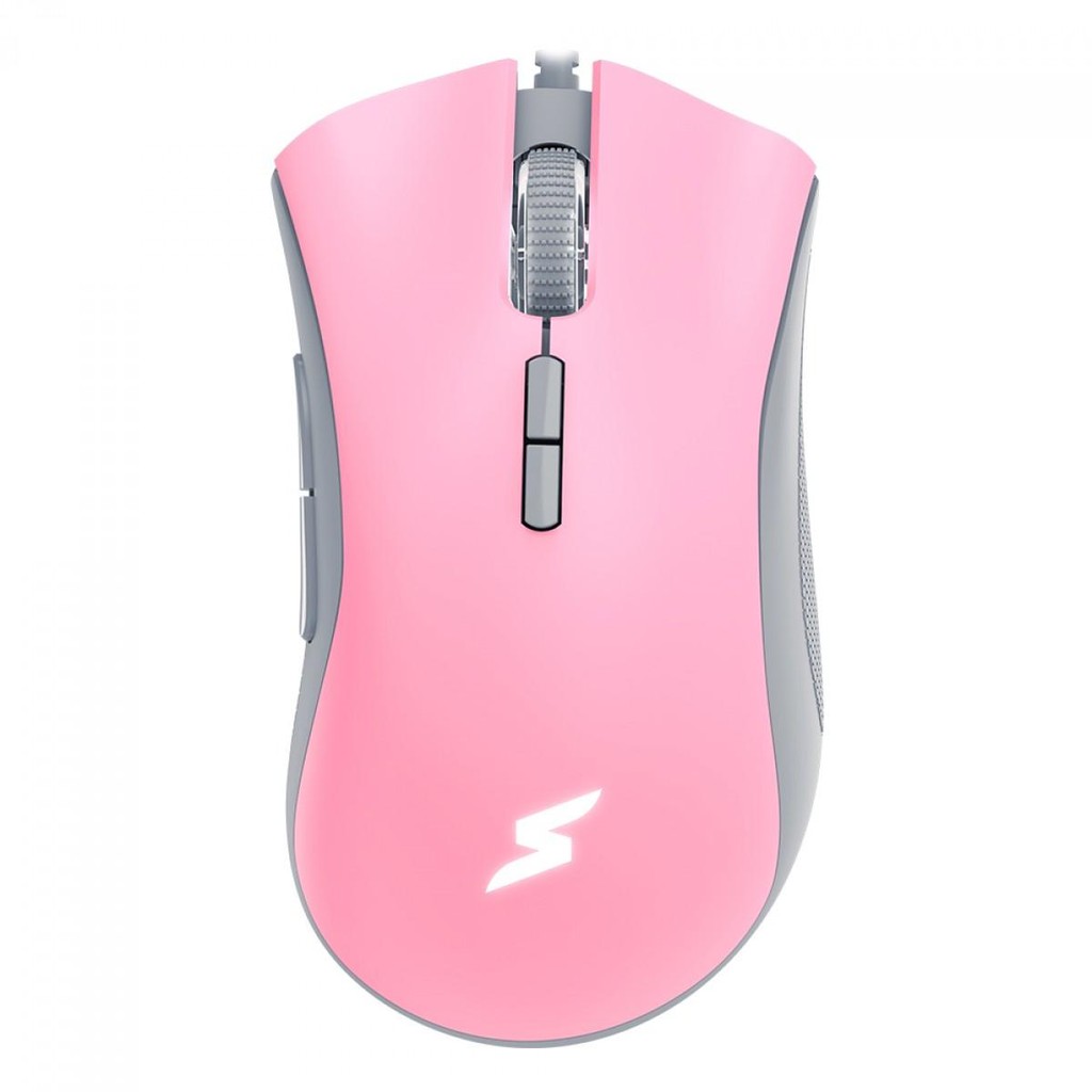Mouse Gamer SuperFrame Magnus, RGB, Sensor PAW 3333, 19000 DPI, 7 Botões, Pink