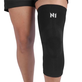 Joelheira N1 Sport Pro com Haste Lateral e Gel Preta 