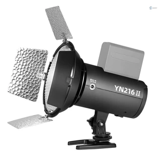 YONGNUO YN216II Luz De Vídeo LED Bicolor 24W Fotografia De Alta Potência 2700K-9900K Suporte De Contas 332pcs Dimerizáveis Controle Remoto Para Streaming Ao Vivo