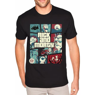 2024 Camisa-camiseta Rick And Morty Blusa Unissex Nova