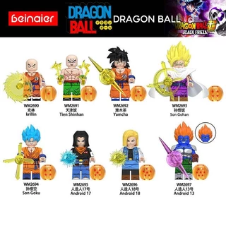 Dragon Ball Anime Series Son Gohan Minifigura Bloco de Construção Minifigura