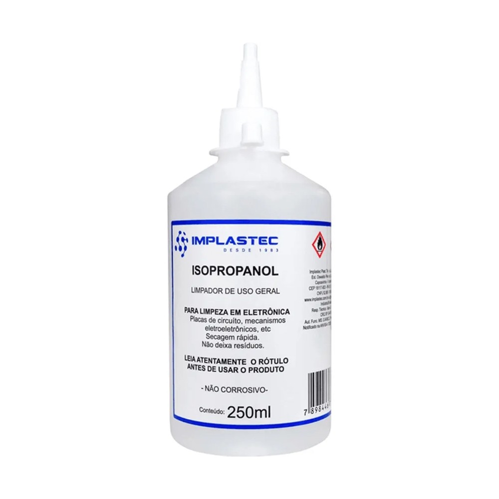 Álcool Isopropílico Implastec 99,8% - 250ML