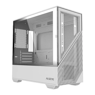 Gabinete Gamer Alseye Wins 80, Mid-Tower, Lateral de Vidro, Branco, WINS80-W em Oferta na Shopee