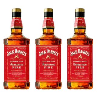 Whisky Jack Daniels Tennessee Fire 1L 3 Unidades