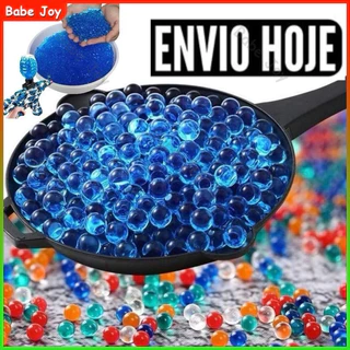 7-8mm 9-11mm Bolinhas De Gel que Crescem Cor Cristal Hidrogel Bola De Para Vaso Planta bolas de gel