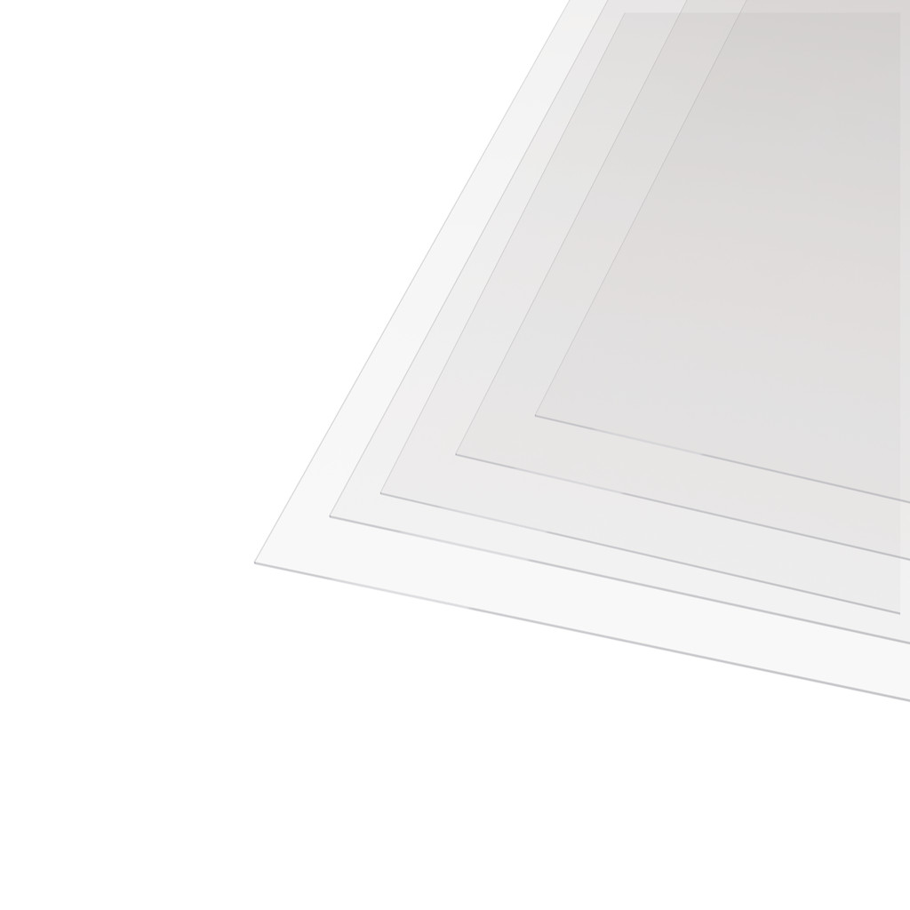Folha de Acetato Cristal 50x70 0,3mm 02 und Embalagem Artesanato Confeitaria Decoração Molde Recorte
