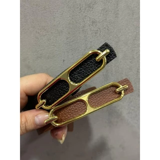 Cinto Duo Elos Com Detalhe Dourado Na Fivela