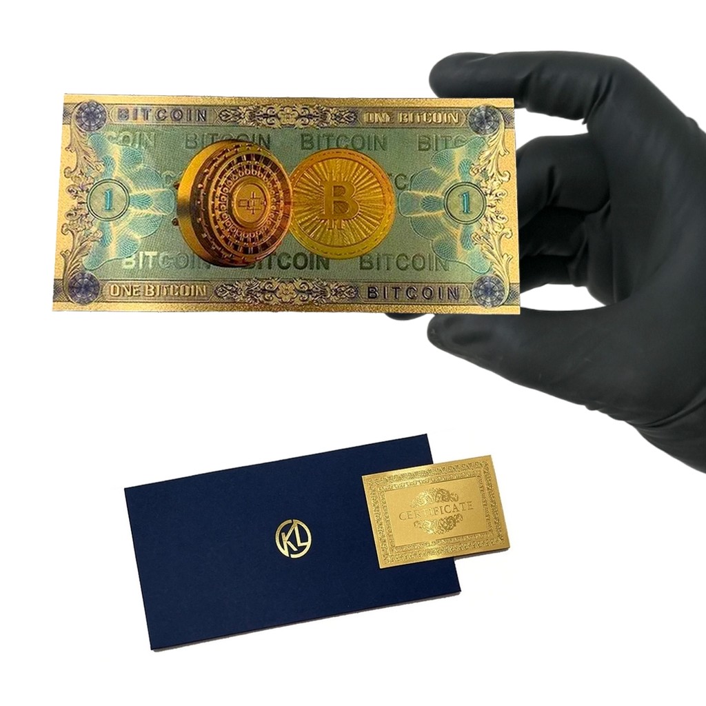 Nota Cédula Bitcoin BTC Criptomoeda Edição Colecionável Hold Crypto |  Shopee Brasil