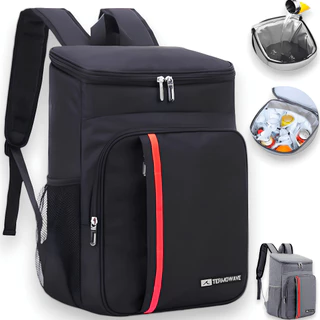 Mochila Térmica Cooler Capacidade 23L Impermeável Portátil Piquenique Quente Frio ref Yobel.Loja