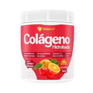 Colágeno Verão – Morango com Laranja 300g em Oferta na Shopee