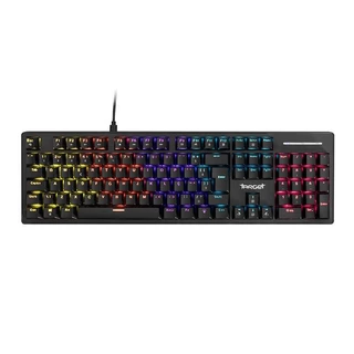 Teclado Mecanico TGT Sherman V3, Rainbow, ABNT2, Switch Huano Azul, Preto, TGT-SHR-RBW03 em Oferta na Shopee