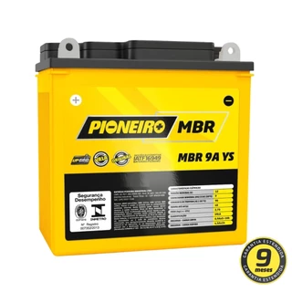 Bateria Moto 9ah Mbr 9a Ys Pioneiro