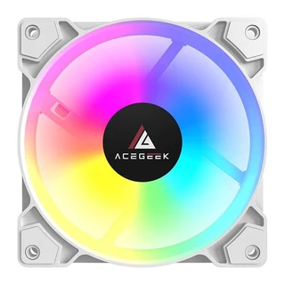 Ventoinha Acegeek Glow, ARGB, 120mm, Branco, AG-GLOW-WH em Oferta na Shopee
