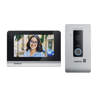 CONJUNTO VIDEO PORTEIRO RESIDENCIAL IP MVW 7070+ INTELBRAS