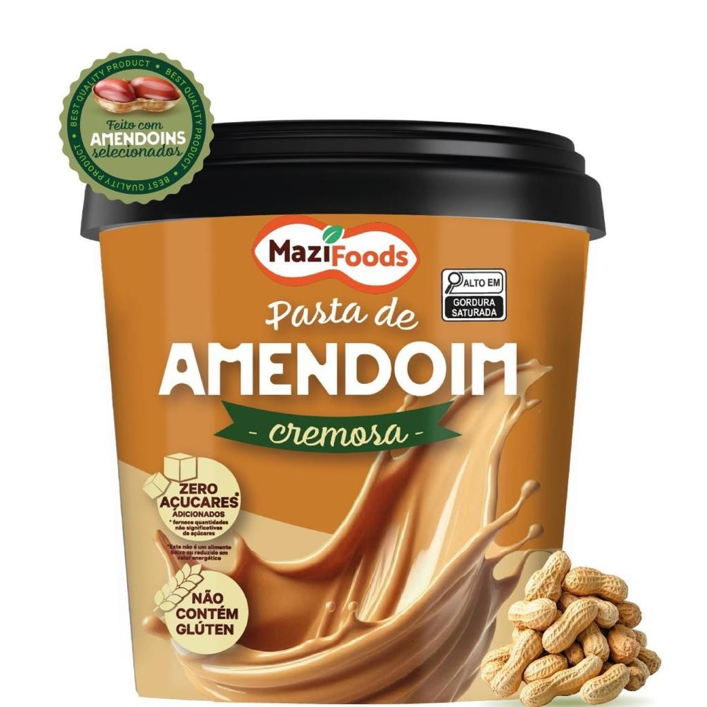 Pasta de Amendoim Integral Mazi 1kg