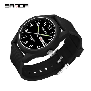 Relógio De Quartzo SANDA Marca Masculina De Luxo Retro Feminino Luminoso