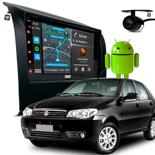 Kit Multimidia Android 7 Pol Palio Fire/Way 14 15 16 17 A 19