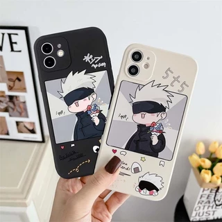 Capa De Celular Para Samsung Galaxy A7 2018 A10 A31 A51 A71 A20S A21S A11 A50 A50S A30 A30S A72 A73 A02S A42 A91 M33 M53 Note 10 S10 Lite Gojo Satoru Desenho Animado Jujutsu Kaisen