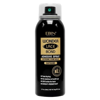 Spray Adesivo Peruca Renda Ebin Wonder Lace Bond 80ml