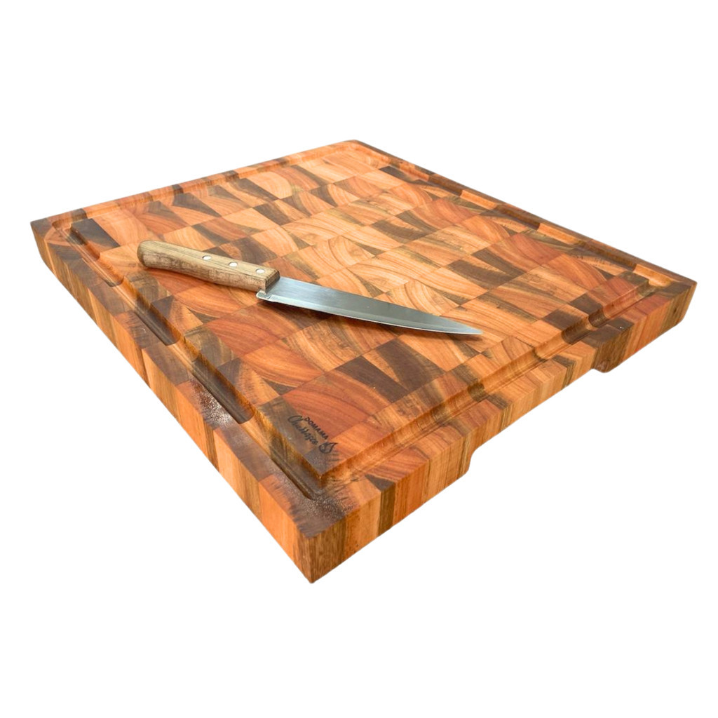 Tábua para Churrasco Invertida c/ faca Kort 40X30cm 