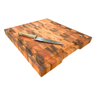 Tábua para Churrasco Invertida c/ faca Kort 40X30cm 