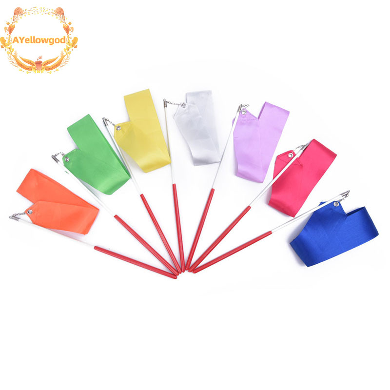 Nastro Ginnastica Ritmica 4 Metri - Con Bacchetta Professionale Colore L 410591