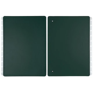 Capa e Contracapa Caderno Inteligente CI Dark Green - Tamanho Grande ou Médio