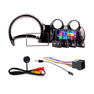 Kit Multimidia 7 Pol Uno Vivace 2014 Em Diante Fiorino 2015 16 17 18 A 2021 Espelhamento Android Ios 2 Din Black Piano