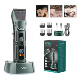 Aparador E Barbeador De Cabelo Vgr Recarregável V-696