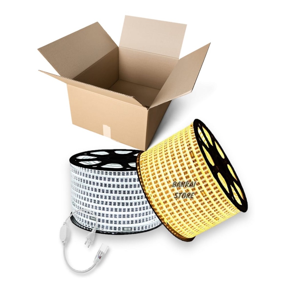 1 a 10 Metros Fita Mangueira Led 5050 Branco Frio/Quente 110v/220v de + Fonte de Alimentação/Rabicho