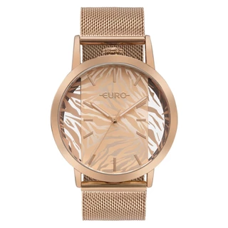 Relógio Euro Feminino Glitz Rosé - EU2036YUF/4J