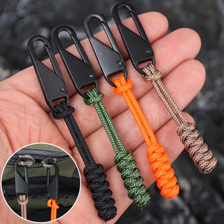 Puxadores De Zíper Destacáveis-Acessórios Substituíveis-Cabeça De Puxar Para Bolsa Externa-Jaquetas , Mochilas-Duráveis , Resistentes Ao Desgaste , Portáteis-Tecido À Corda Do Guarda-Chuva