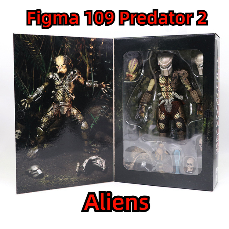 Predador Neca Articulado Alienígena Figma 109 2 Figura De Ação Brinquedos Modelo Colecionáveis