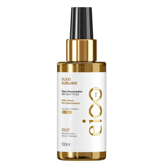Eico Professional Óleo Sublime Ultra Sedosidade Reparador de Pontas Sem Frizz Proteção Térmica 100ml