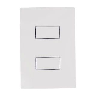 Interruptor Ilumi I9 2 Teclas Simples + Placa de 10A/250V em Oferta na Shopee