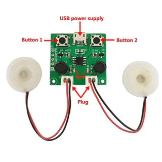 Mini USB Duplo Spray Umidificador Diy
