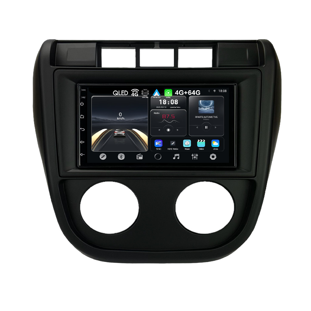 Kit Multimidia 7 Polegadas Android VW Fox Crossfox G1 2003 a 2009 Octa ...