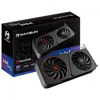 Placa De Vídeo Maxsun Intel Arc B580 Milestone, 12GB, GDDR6
