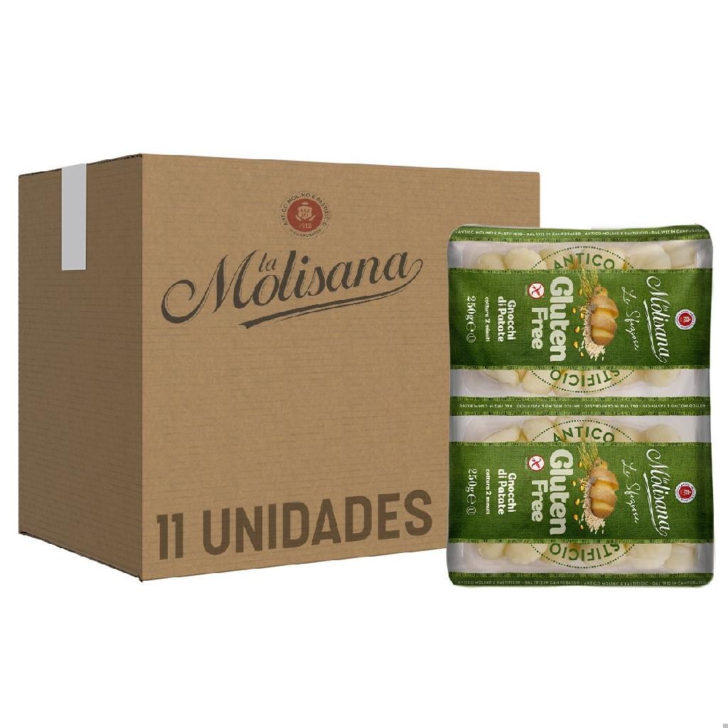 Kit Pacote Com 11 Gnocchi Nhoque De Batata Sem Gluten Italiano La Molisana 500G