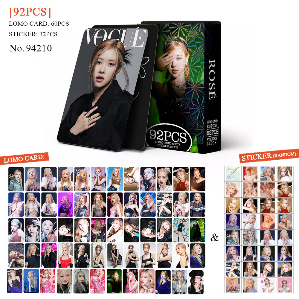 Kpop BLACKPINK Jump DEADLINE Lomo Card ROSE JISOO LISA ALTER EGO