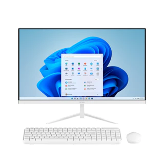 All in One Windows 11 Home 23,8 Pol. Full HD Intel Core i3 4GB 128 GB SSD Branco Ultra - UB842 em Oferta na Shopee