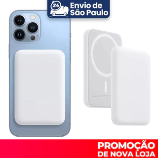 3000mAh/5000mAh/10000mah Carga Bateria Sem Fio Apple Magsafe iPhone Indução Portátil Carregador