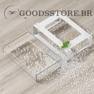 Organizador De Gavetas Auto-Adesivo Sob De Escrivaninha Caixa Plástica Oculta (L) [Goodsstore.br]
