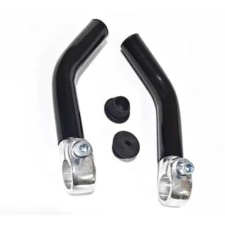 Bar Ends Chifre Bike Alumínio Curvo 80mm Guidão Bicicleta Mtb 